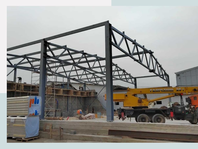 Строительство цехов в Белореченске