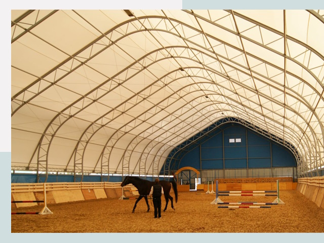 Строительство конных манежей в Белореченске