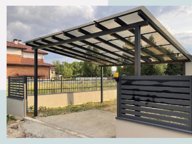 Металлические навесы в Белореченск от 609 руб. за м²