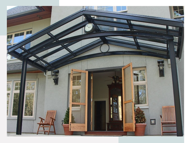 Козырьки металлические в Белореченске