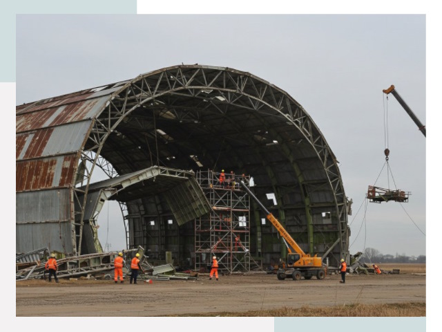 Демонтаж ангаров в Белореченске