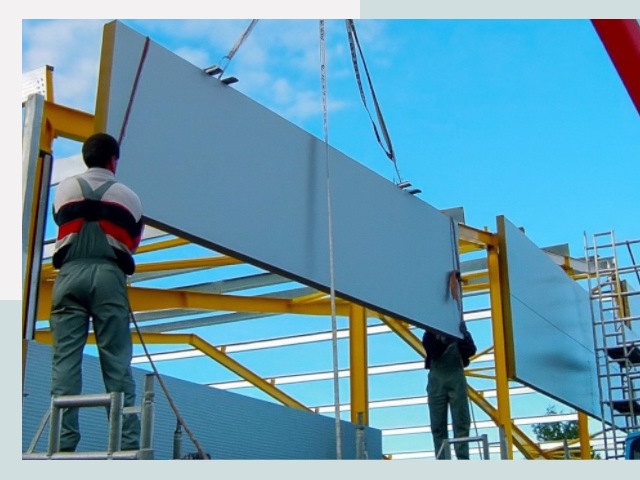 Монтаж сэндвич-панелей в Белореченске от 609 руб.