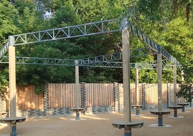 Терраса из металлоконструкций под ключ, проектирование, изготовление и монтаж от СтальСтрой-Блч